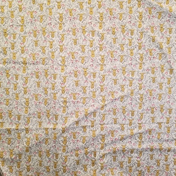 Dear Stella Fabric Timberland Stag Deer Antlers Berries Material Crafting Sewing - Picture 2 of 5